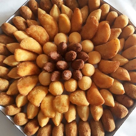 Cento de Salgados de Festa Misto (5 Sabores)